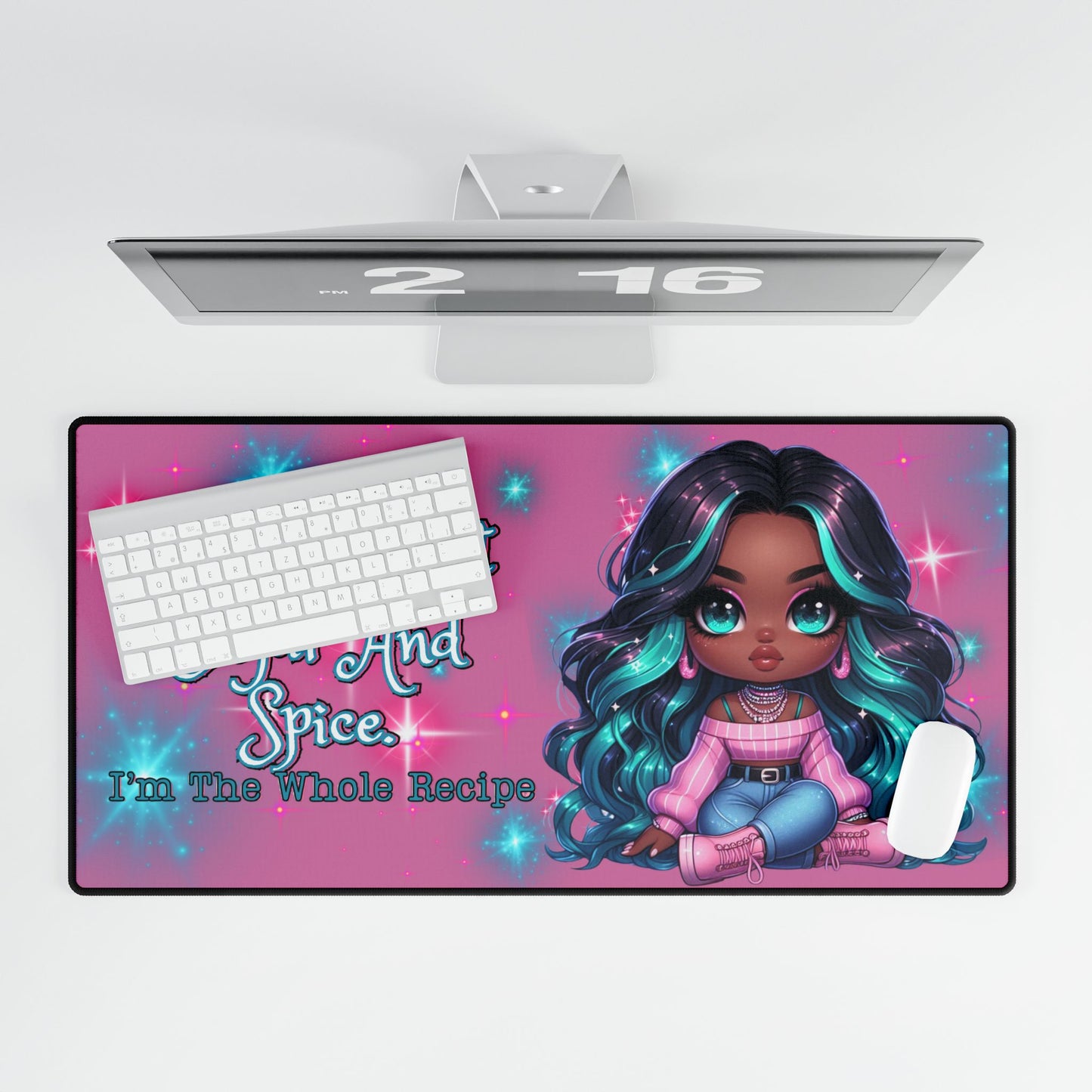 Desk Mat Rosie Light Pink