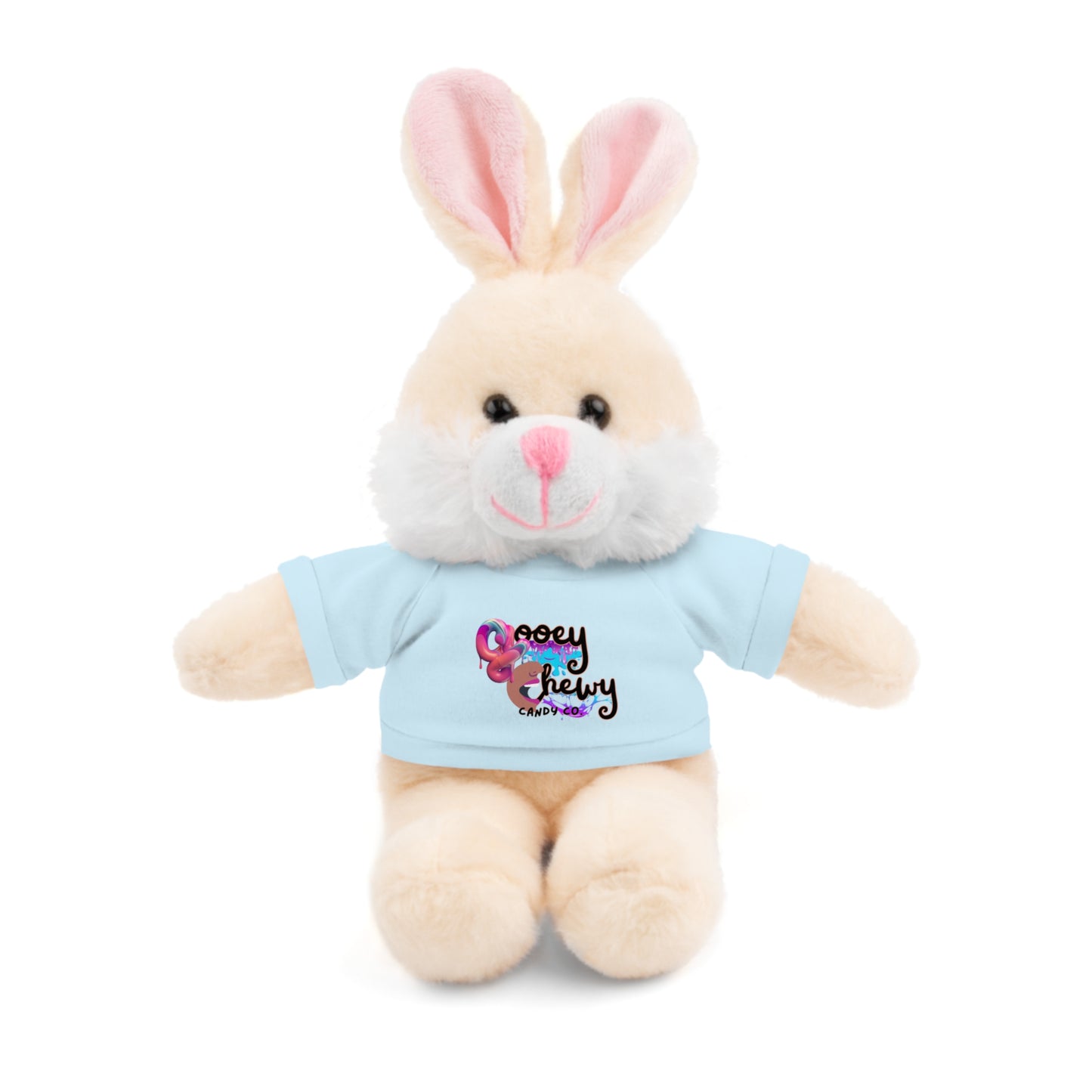 Stuffed Animals with Gooey Chewy Logo Tee